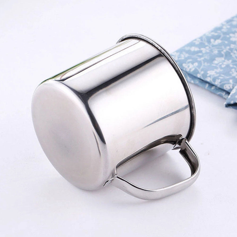 Water Tea And Coffee - 5Pcs Stainless Steel Cup Set Heavy-Duty