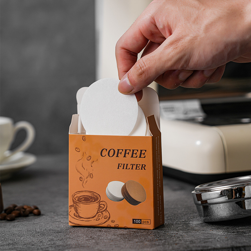 Coffee Dripper V60 - 100Pcs round Coffee Filter Paper Set