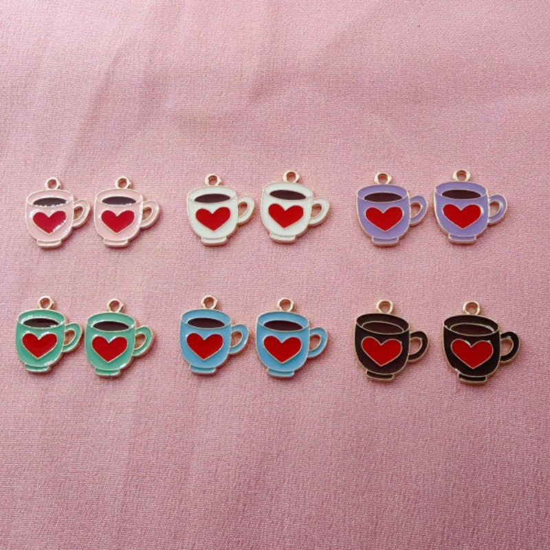 12pcs Colorful Drip Oil Love C - Coffee & Tea Collective reseña y precio