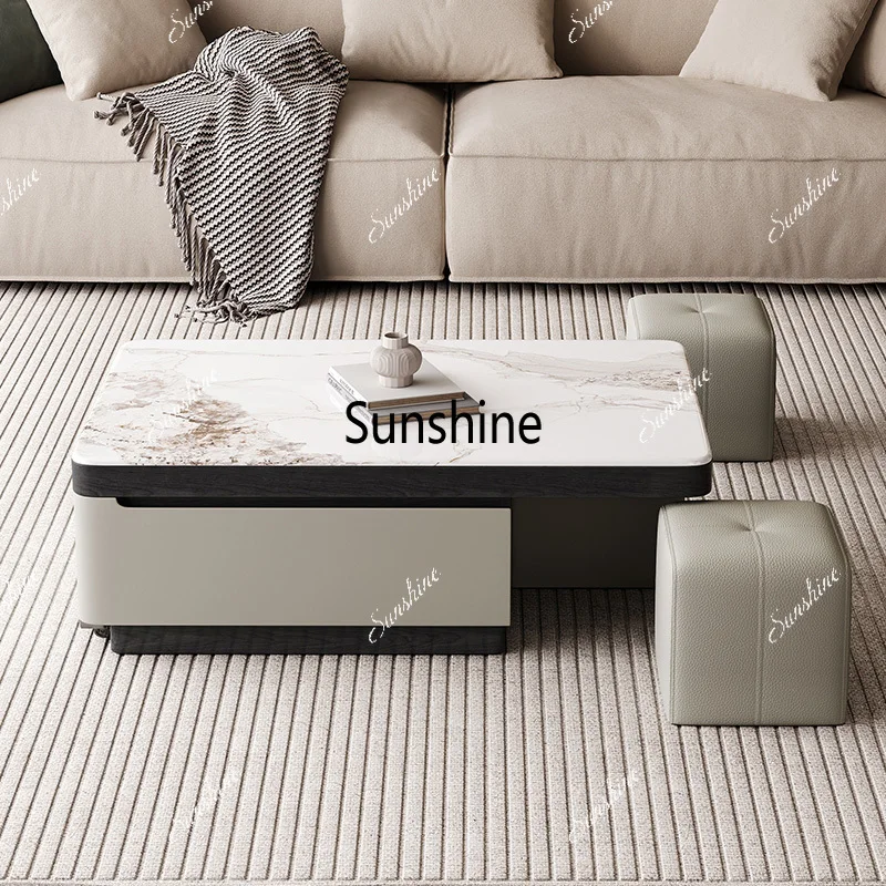 YYModern Expandable Living Roo - Coffee Tea Drawing reseña y precio