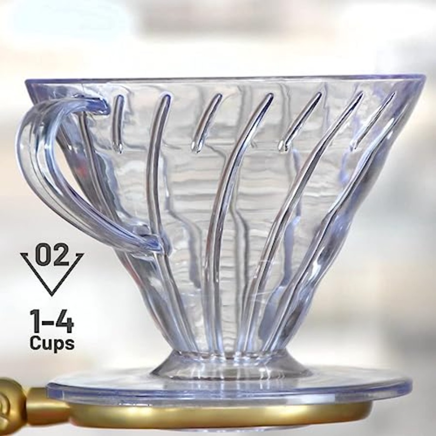 V 02 60° Cone Plastic Coffee D - Coffee Dripper V60 reseña y precio