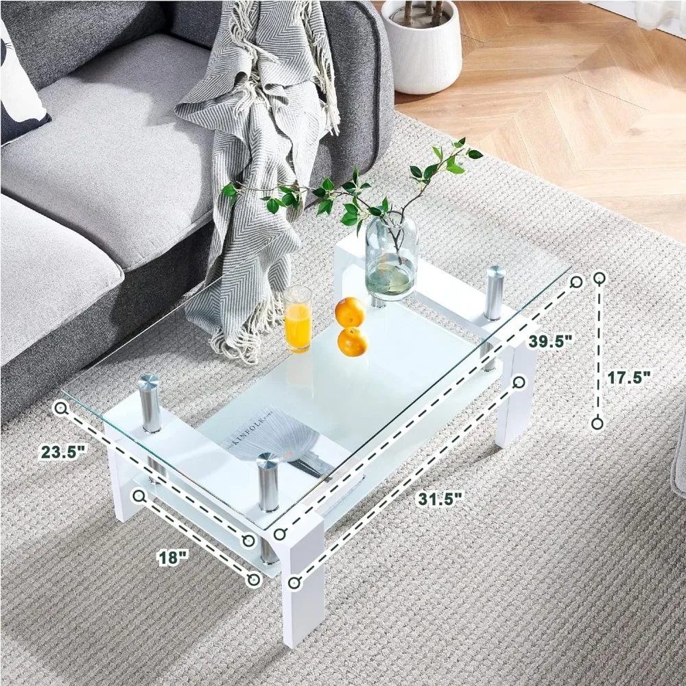 Living Room Rectangle Coffee T - Coffee X Tea reseña y precio