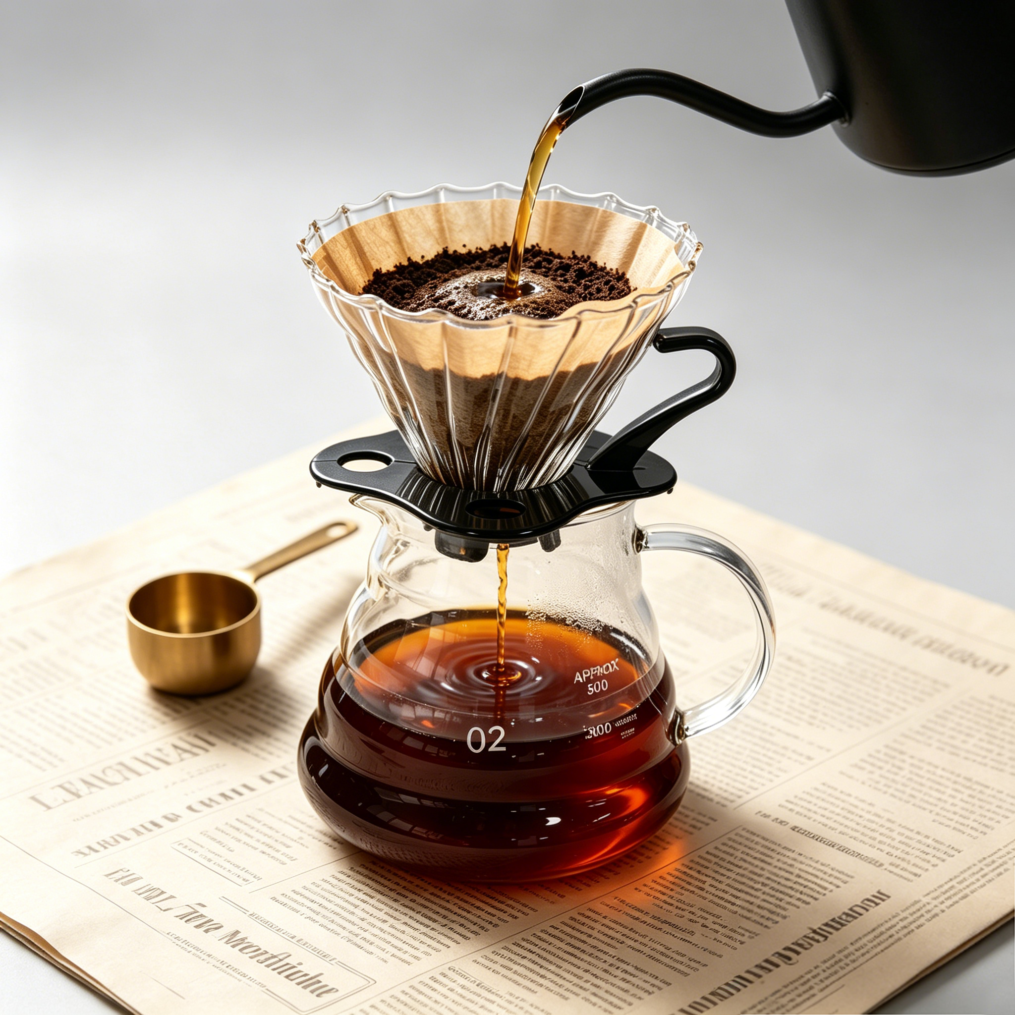 Premium Borosilicate Glass Pou - Coffee Dripper V60 reseña y precio