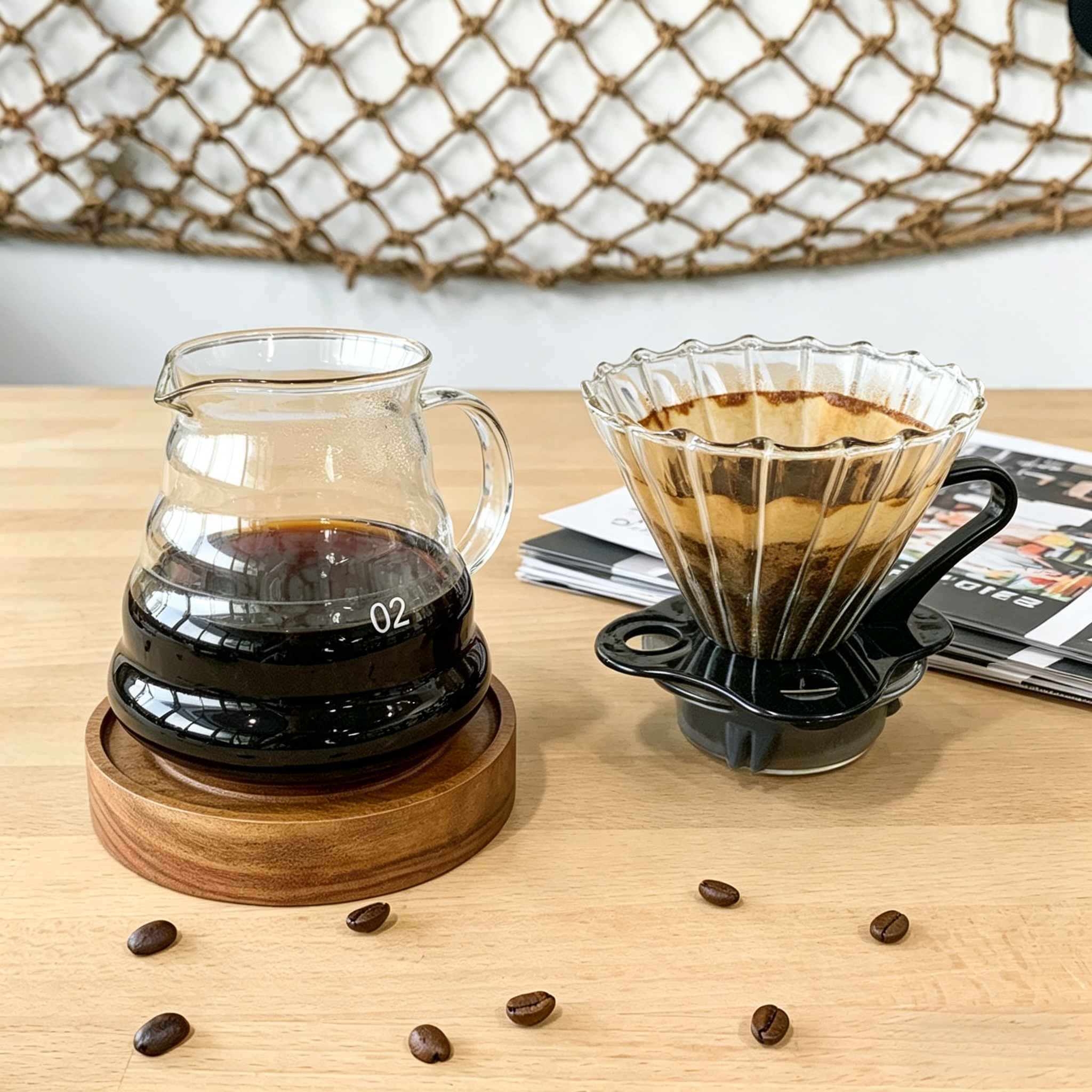 Premium Borosilicate Glass Pou - Coffee Dripper V60 reseña y precio