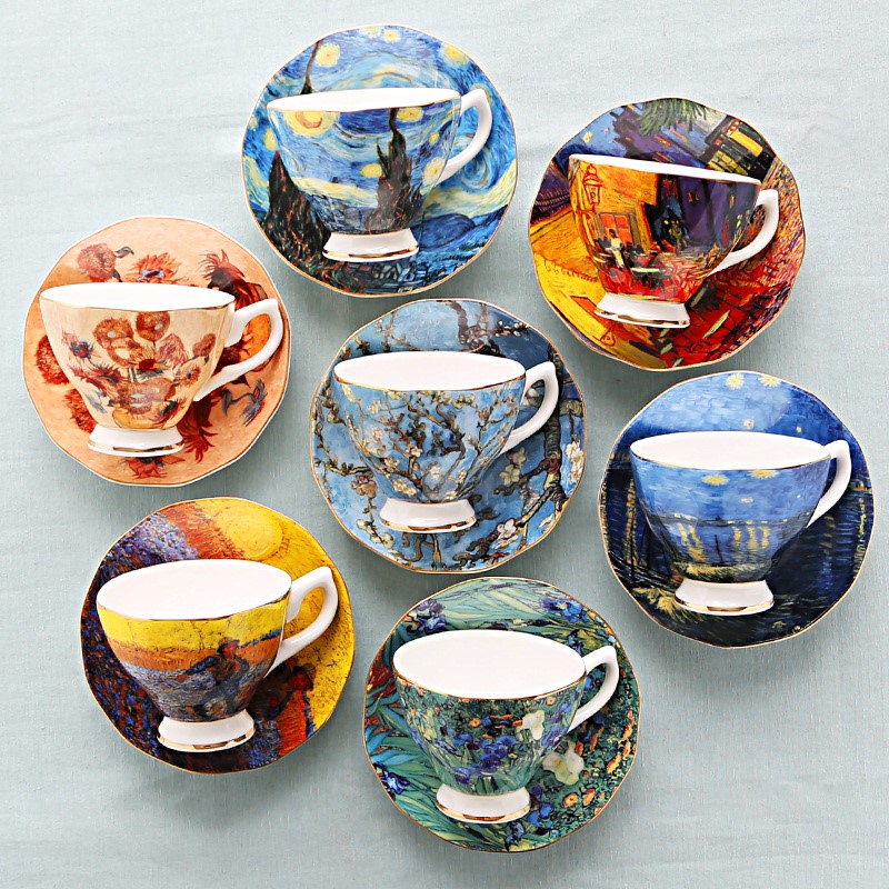 Van Gogh Art Painting Coffee M - Coffee Tea Van reseña y precio