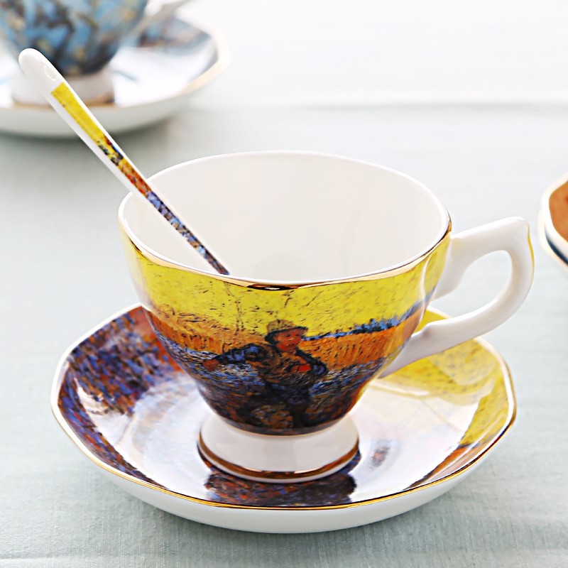 Van Gogh Art Painting Coffee M - Coffee Tea Van reseña y precio