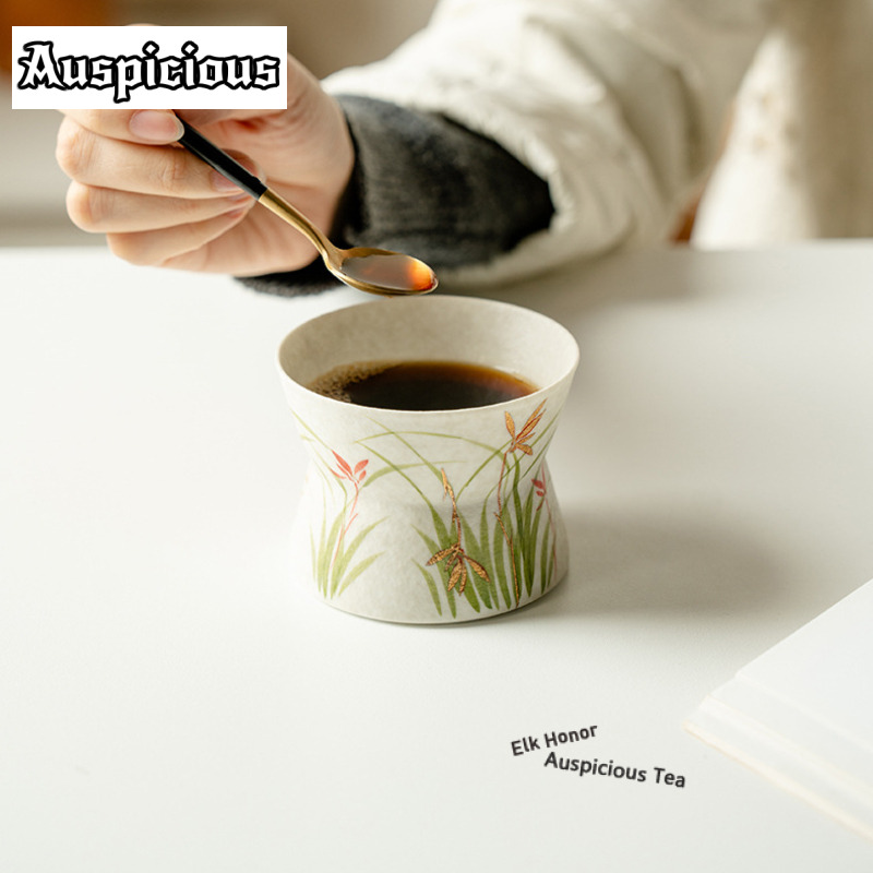 180ml Gold Drawing Hand-painte - Coffee Tea Drawing reseña y precio