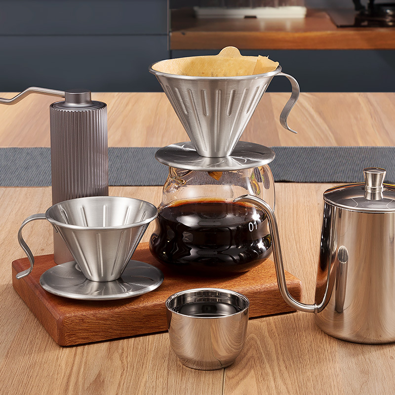 EXSX 304 Stainless Steel Coffe - Coffee Dripper V60 reseña y precio