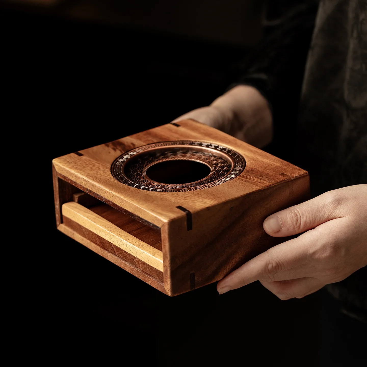 Walnut Warm Tea Stove Candle H - Coffee Tea Warmer reseña y precio