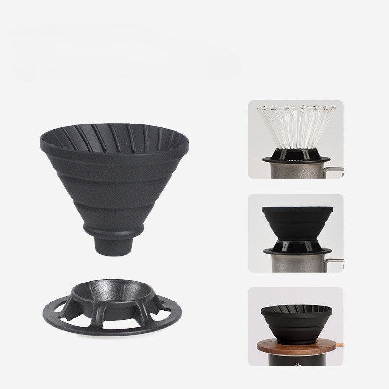 Portable Folding Silicone Coff - Coffee Dripper V60 reseña y precio