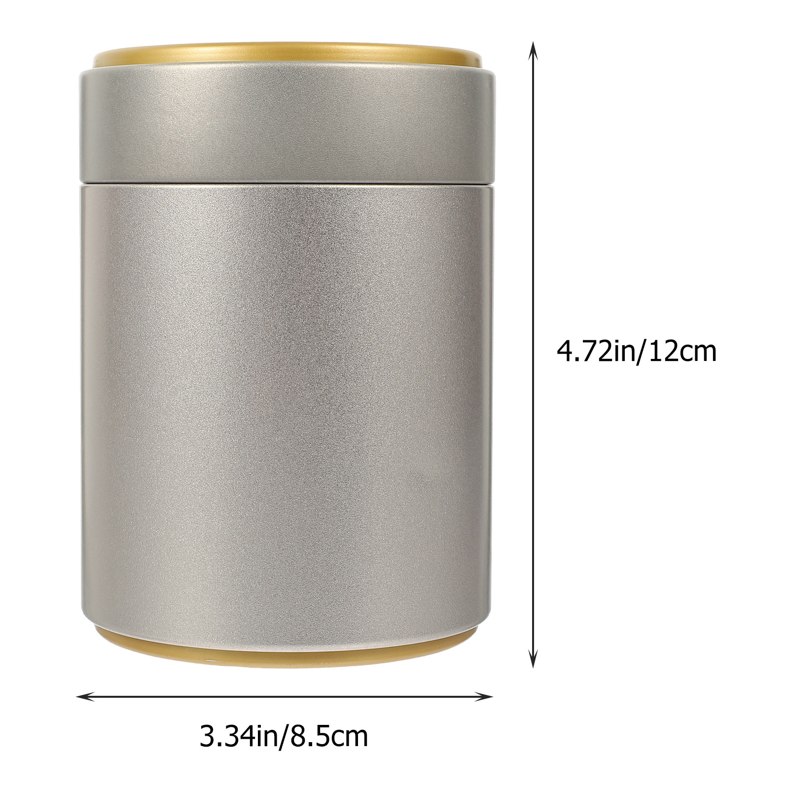 Elegant Sealed Tea Jar Tinplat - Coffee Tea Leaf And Bean reseña y precio