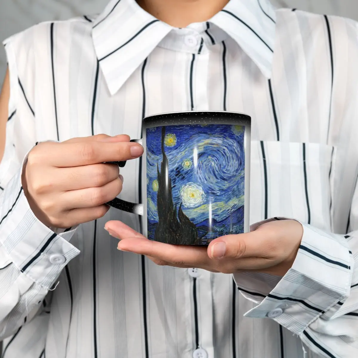Van Gogh Mug Funny Ceramic Cof - Coffee Tea Van reseña y precio