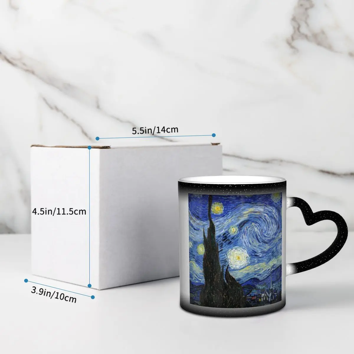 Van Gogh Mug Funny Ceramic Cof - Coffee Tea Van reseña y precio