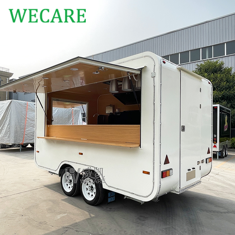 WECARE Retro White Coffee Shop - Coffee Tea Van reseña y precio
