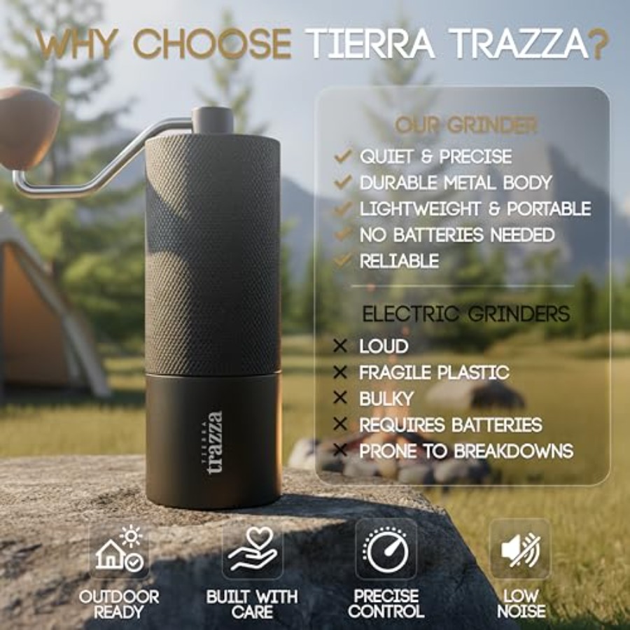 Manual Coffee Grinder, Conical - Coffee & Tea Collective reseña y precio