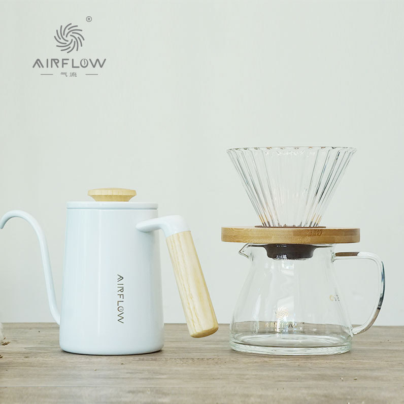 Pour Over Coffee Set With Wood - Coffee Dripper V60 reseña y precio