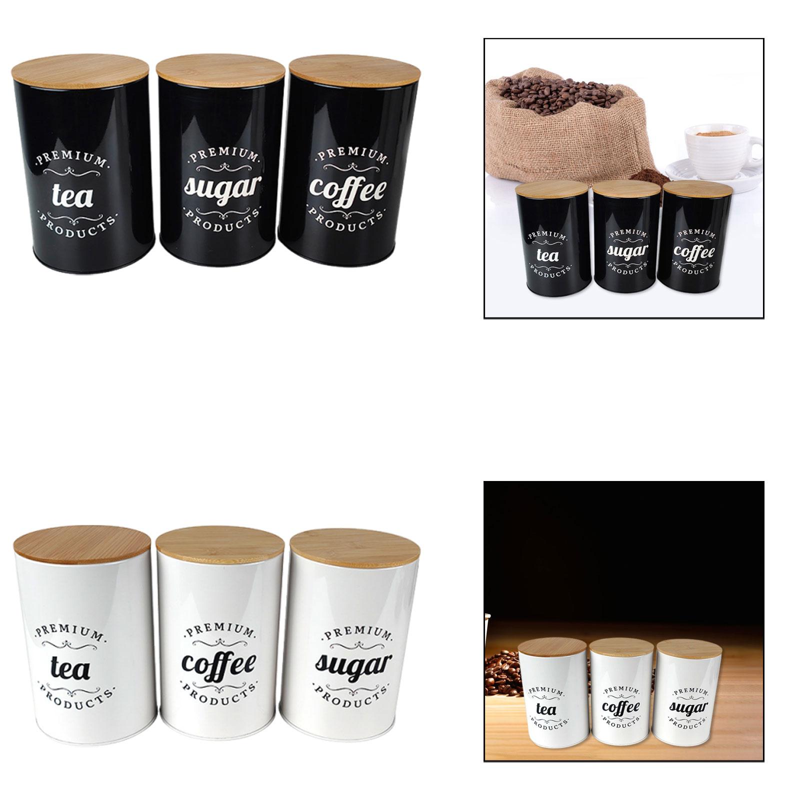 Tinplate Coffee Tea Sugar Stor - Coffee Tea Sugar Container Set reseña y precio