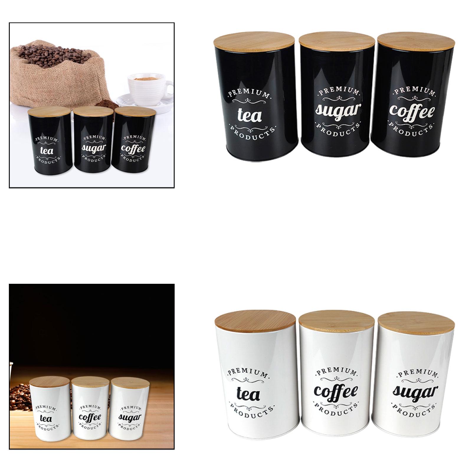 Tinplate Coffee Tea Sugar Stor - Coffee Tea Sugar Container Set reseña y precio