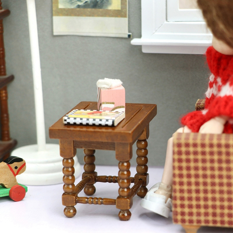 1:12 Dollhouse Miniature Round - Coffee Tea Games reseña y precio