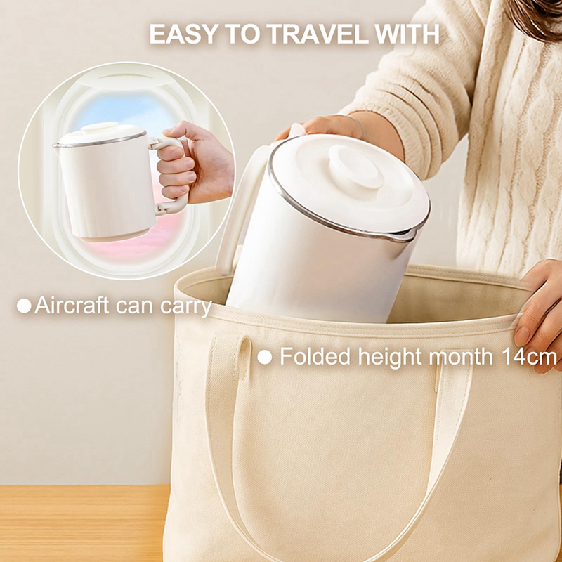 Travel Foldable Electric Kettl - Water Tea And Coffee reseña y precio