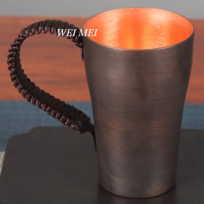 Vintage Copper Coffee Mug 300m - Coffee Tea Drawing reseña y precio