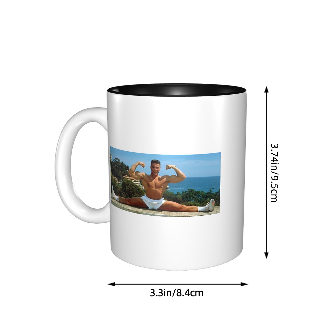 Jean Claude Van Damme Splits M - Coffee Tea Van reseña y precio