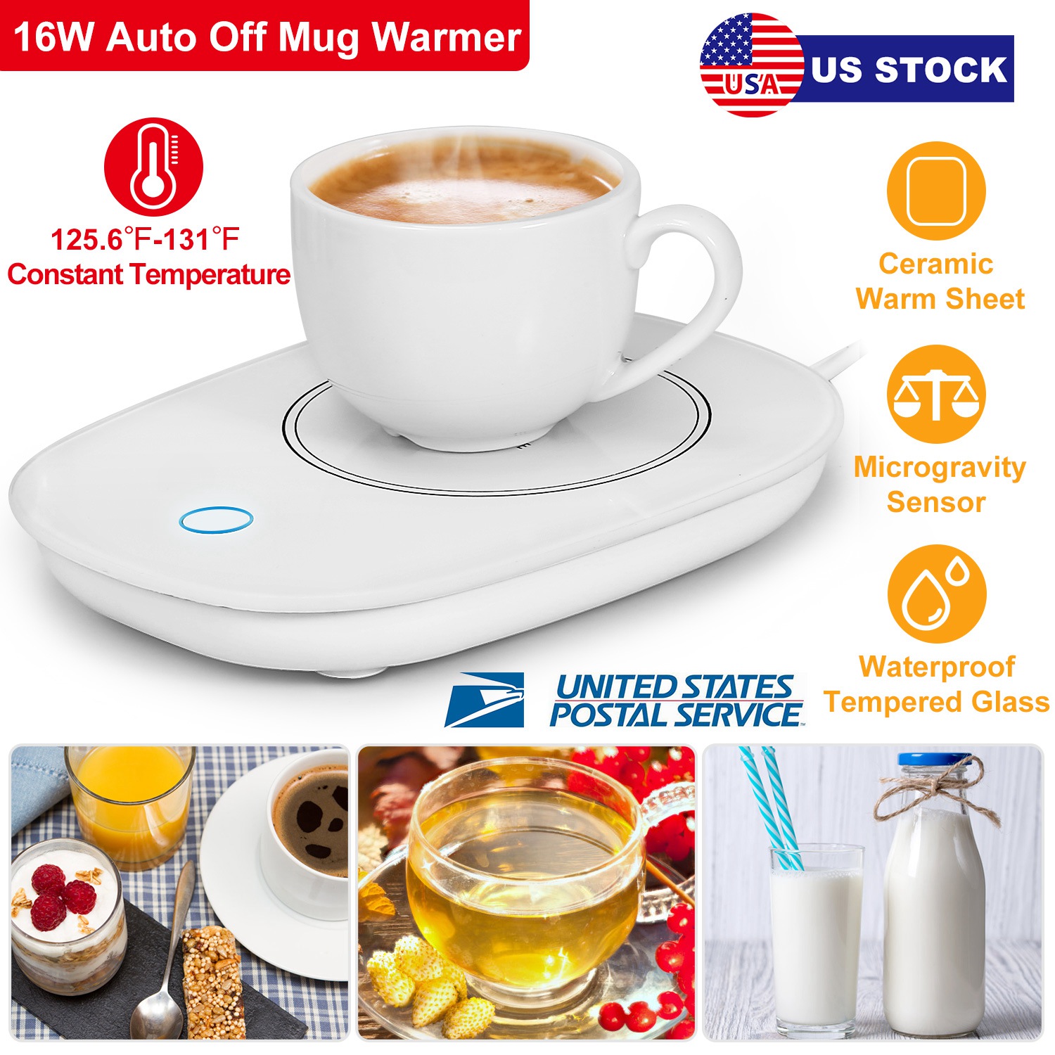 Coffee Mug Warmer for Desk, Sm - Coffee Tea Warmer reseña y precio