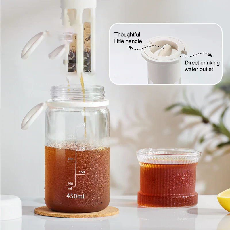 Cold Brew Coffee Pot High-capa - Espresso Cup Saucer reseña y precio