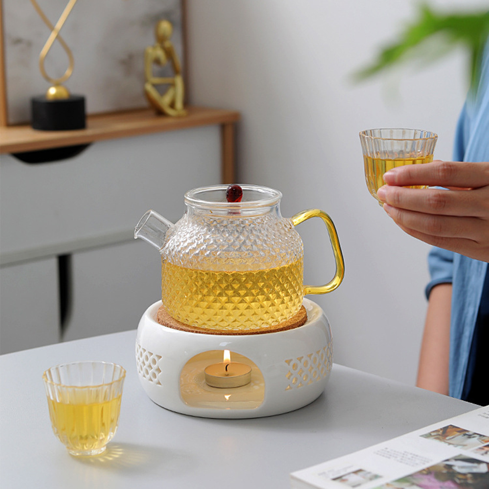 Ceramic Teapot Heaters With Co - Coffee Tea Water Heater reseña y precio