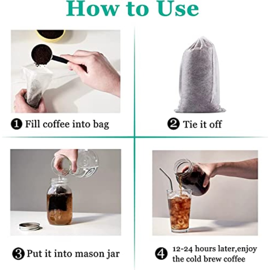 100pcs Cold Brew Coffee Bags,  - Coffee X Tea reseña y precio