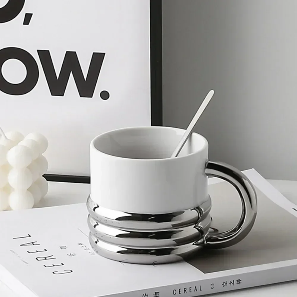 Livetai Stylish Silver Ceramic - Espresso Cup Saucer reseña y precio