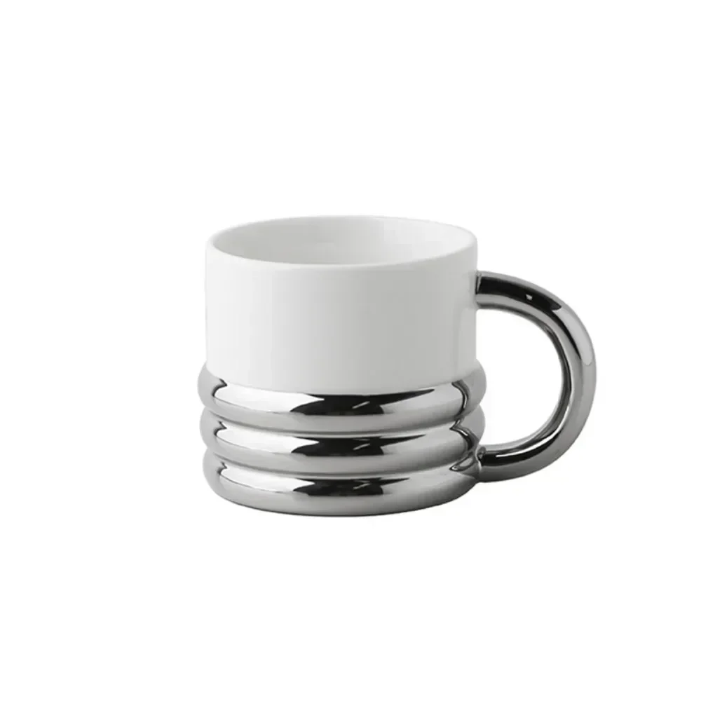 Livetai Stylish Silver Ceramic - Espresso Cup Saucer reseña y precio