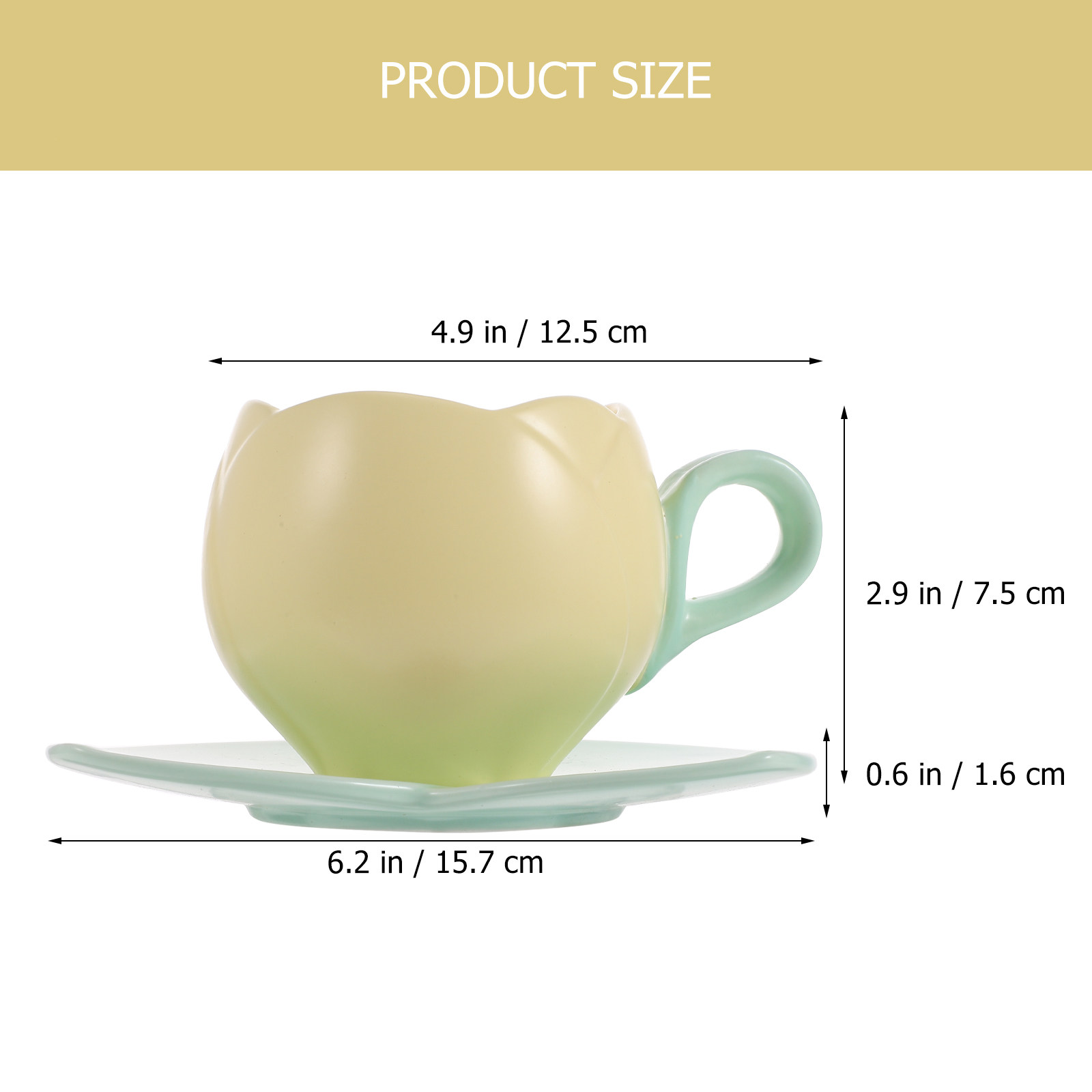 1Set Ceramic Coffee Cup with S - Water Tea And Coffee reseña y precio