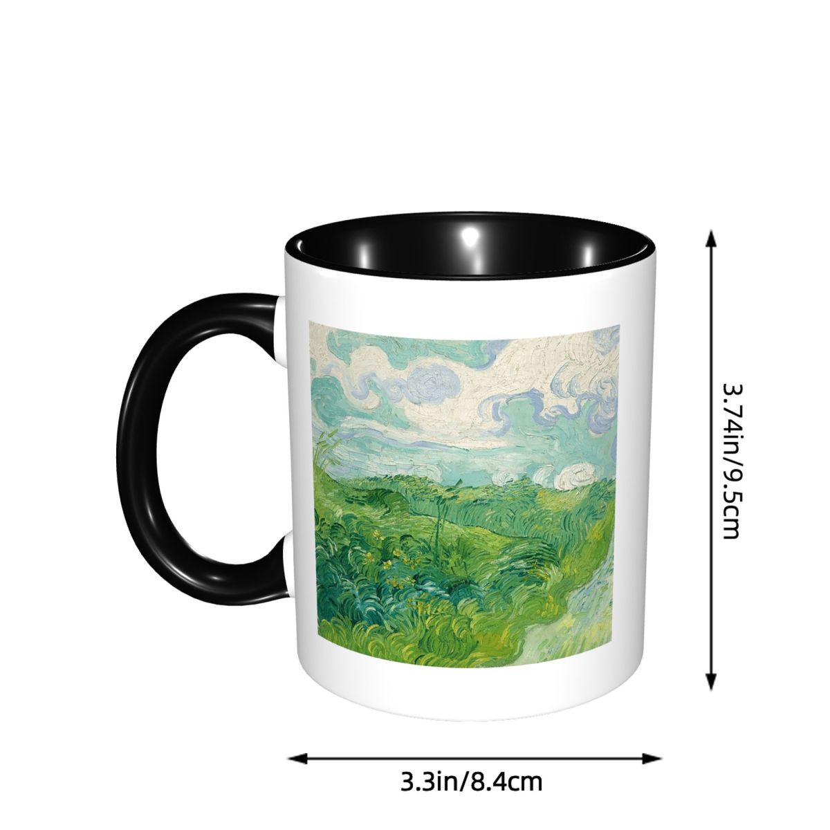 Green Wheat Fields, Auvers, Vi - Coffee Tea Van reseña y precio
