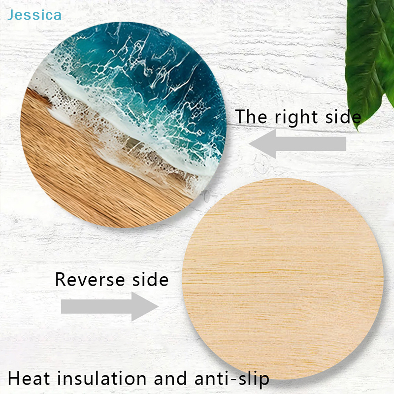 ♥Ocean Wave & Wood Grain Coast - Coffee Tea Games reseña y precio