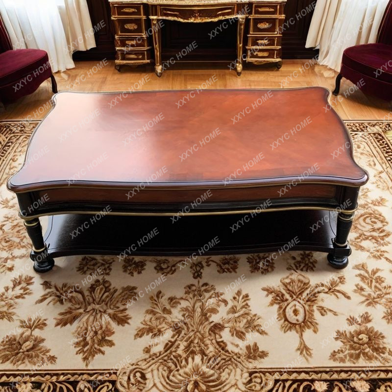 solid wood retro coffee table  - Coffee Tea Drawing reseña y precio