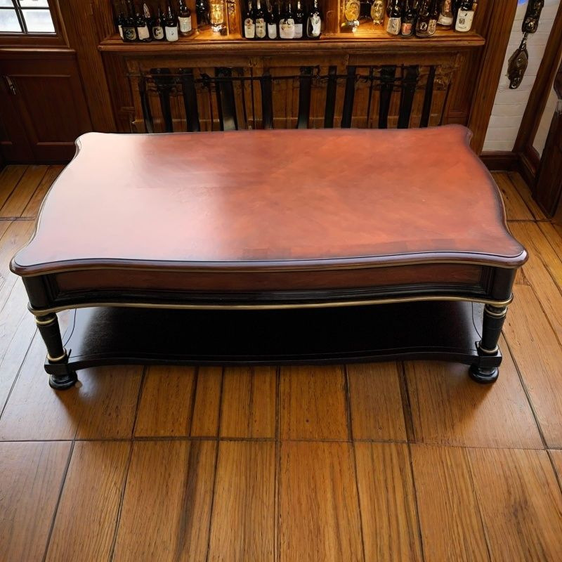 solid wood retro coffee table  - Coffee Tea Drawing reseña y precio