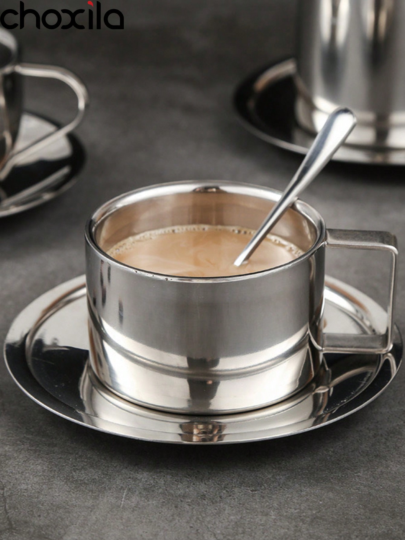 3pcs/set Coffee Mug, Milan Cof - Espresso Cup Saucer reseña y precio