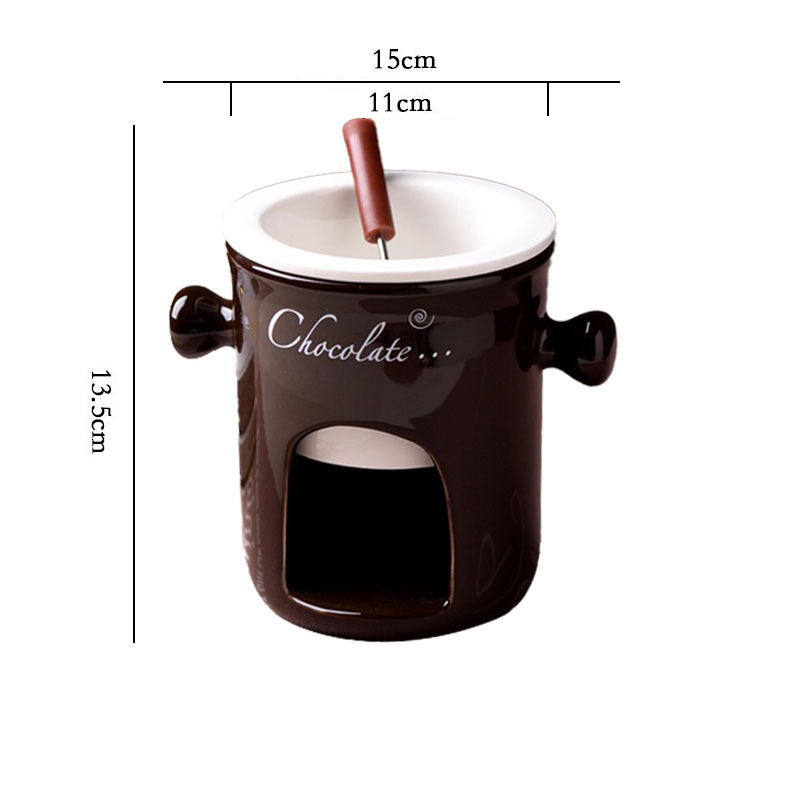 Chocolate Fondue Cup Creative  - Espresso Cup Saucer reseña y precio
