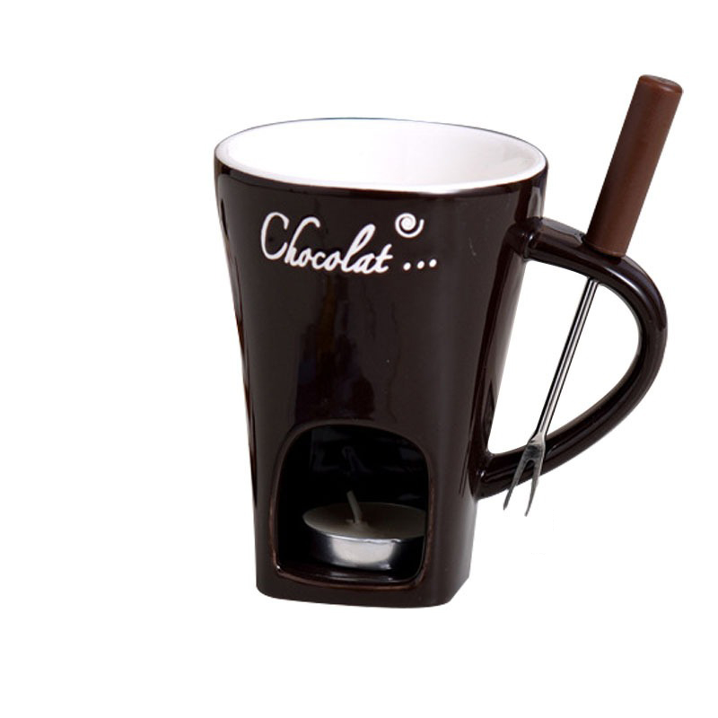 Chocolate Fondue Cup Creative  - Espresso Cup Saucer reseña y precio
