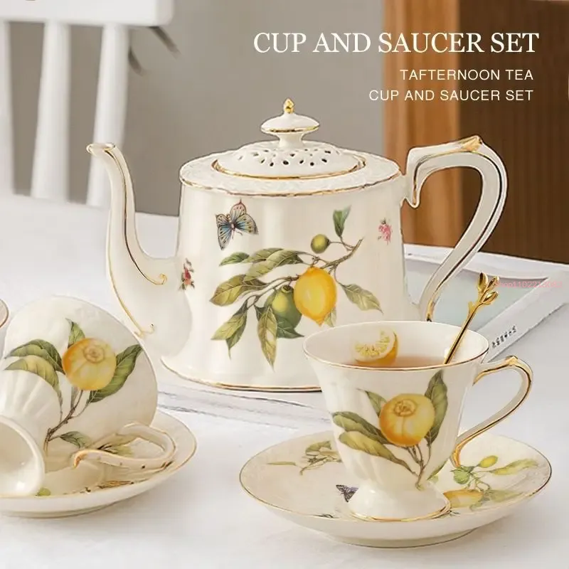 Lemon Cup Teapot Espresso Cups - Espresso Cup Saucer reseña y precio