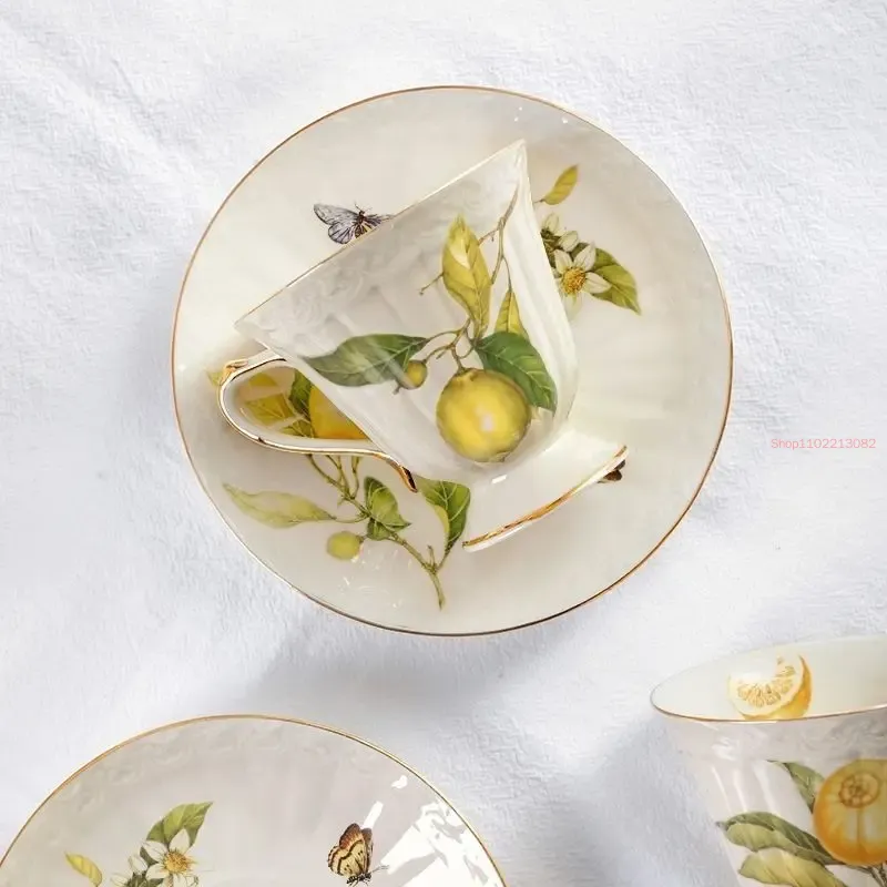 Lemon Cup Teapot Espresso Cups - Espresso Cup Saucer reseña y precio