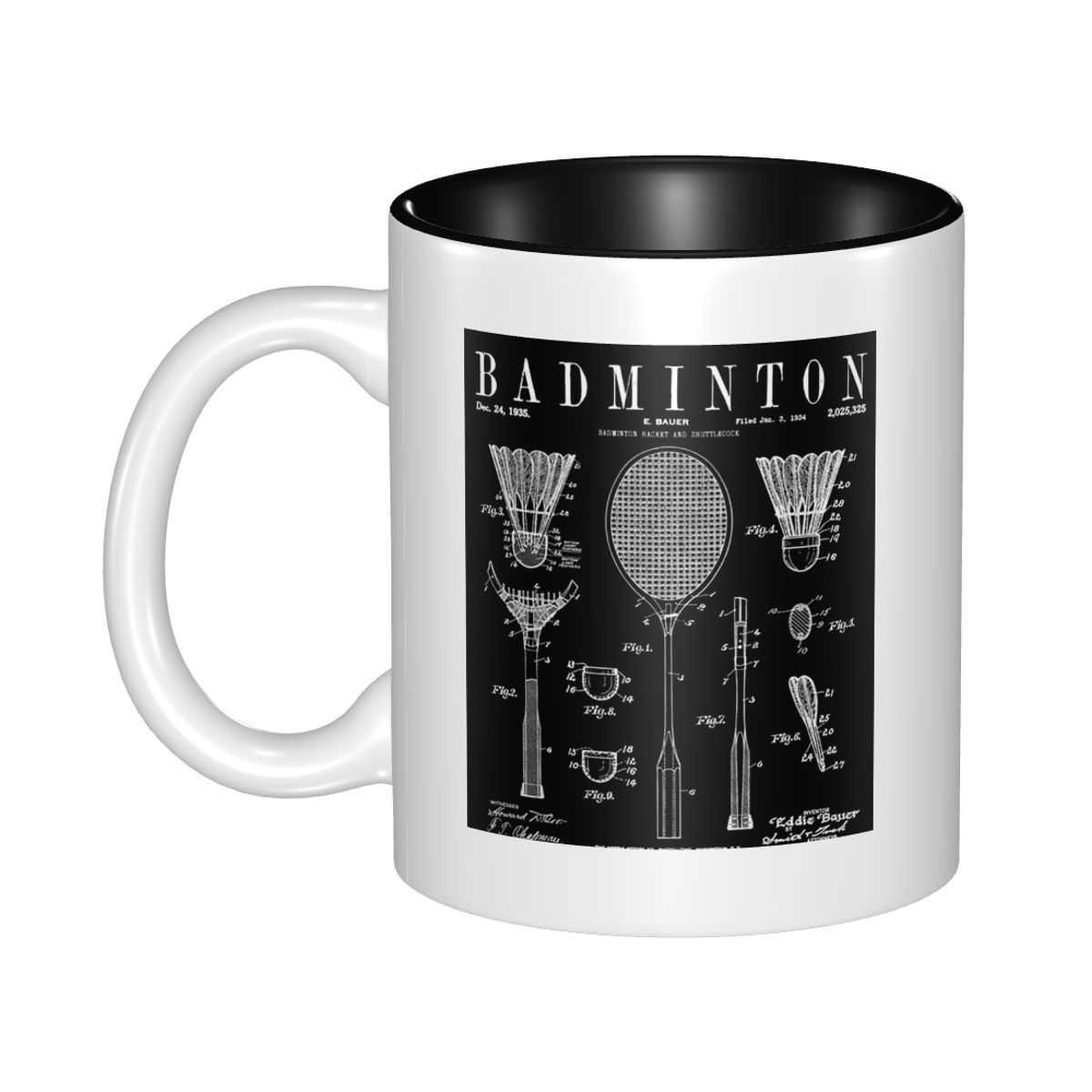 Badminton Old Vintage Patent D - Coffee Tea Drawing reseña y precio