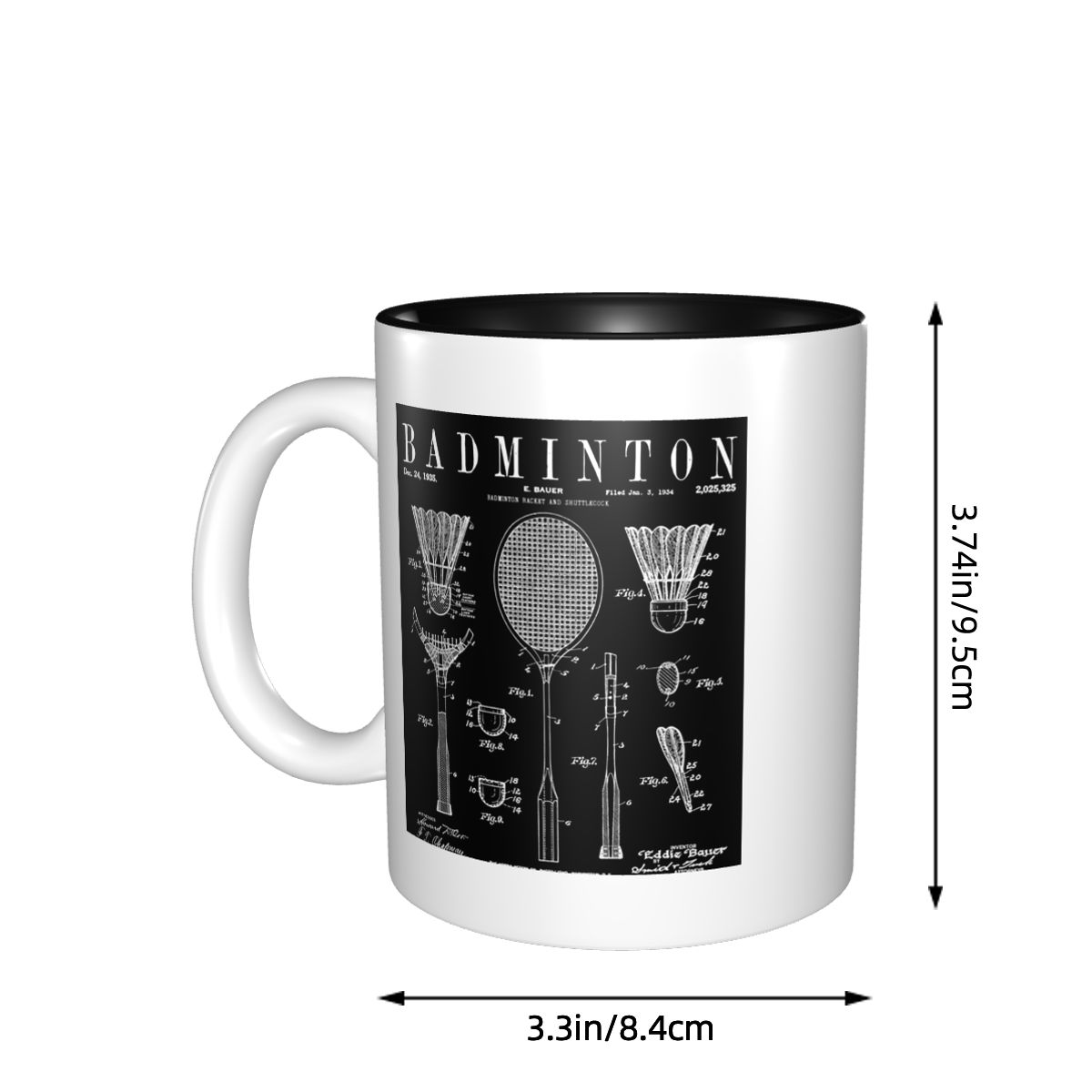 Badminton Old Vintage Patent D - Coffee Tea Drawing reseña y precio
