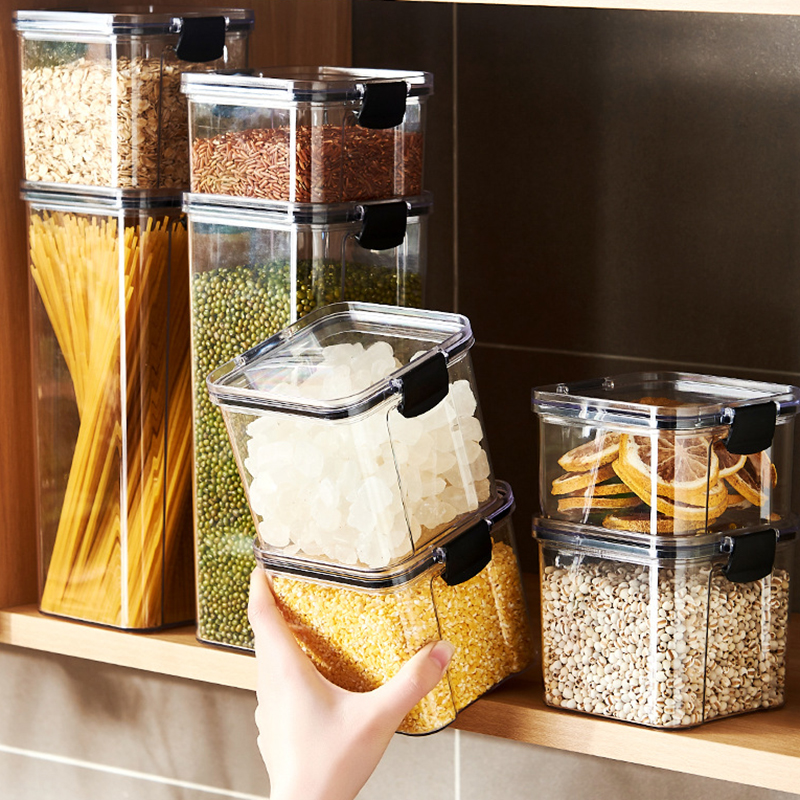 Sealed Jars Kitchen Grain Stor - Coffee Tea Sugar Container Set reseña y precio