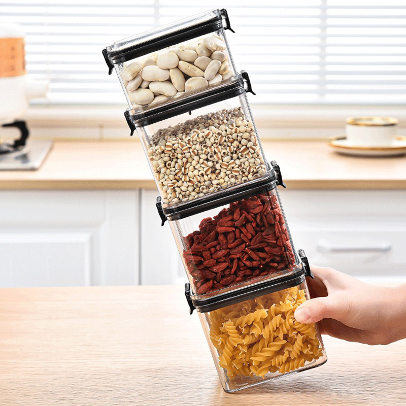 Sealed Jars Kitchen Grain Stor - Coffee Tea Sugar Container Set reseña y precio