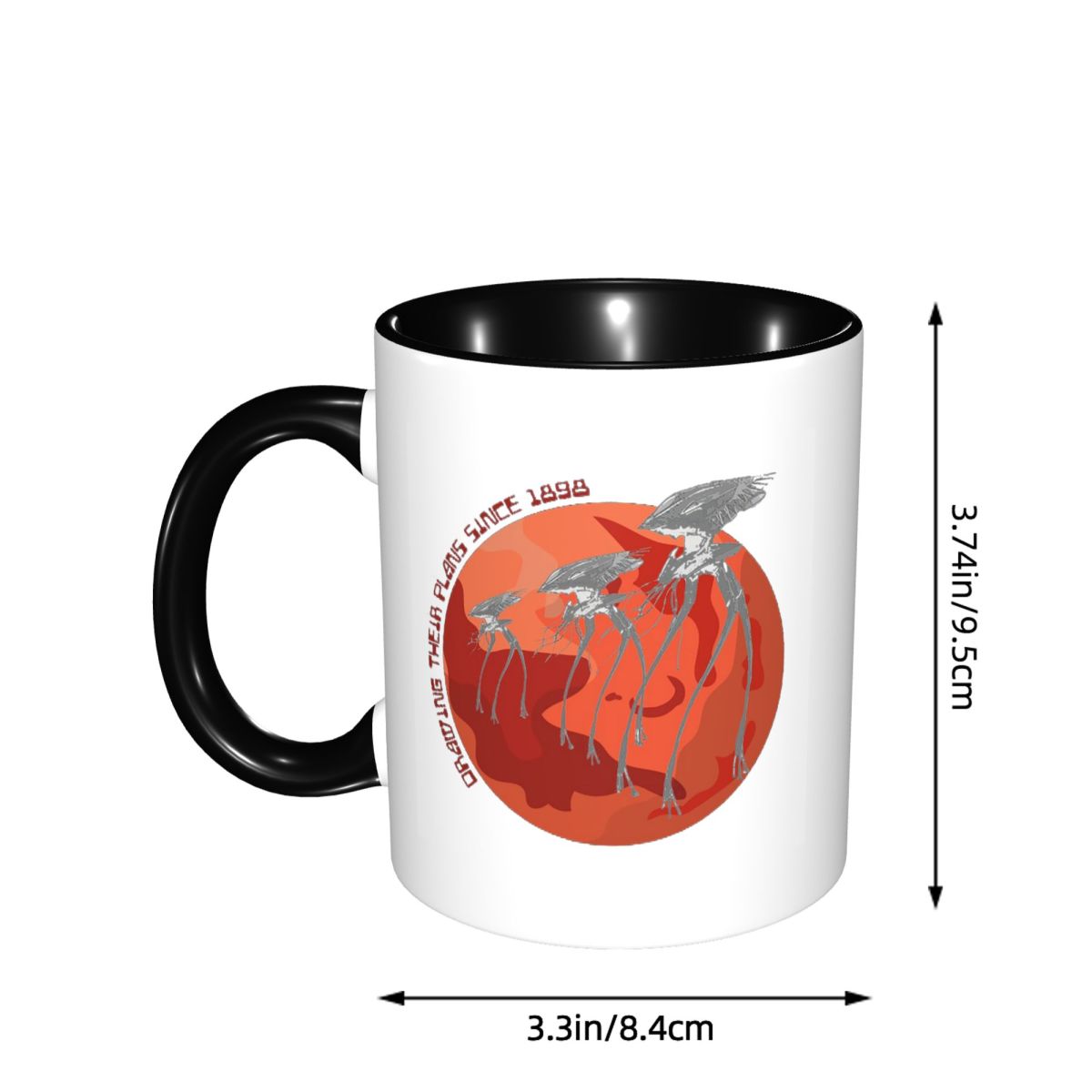 War Of The Worlds Drawing Thei - Coffee Tea Drawing reseña y precio