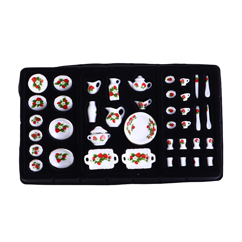 1 Set 1:12 Miniature Doll Hous - Coffee Tea Games reseña y precio