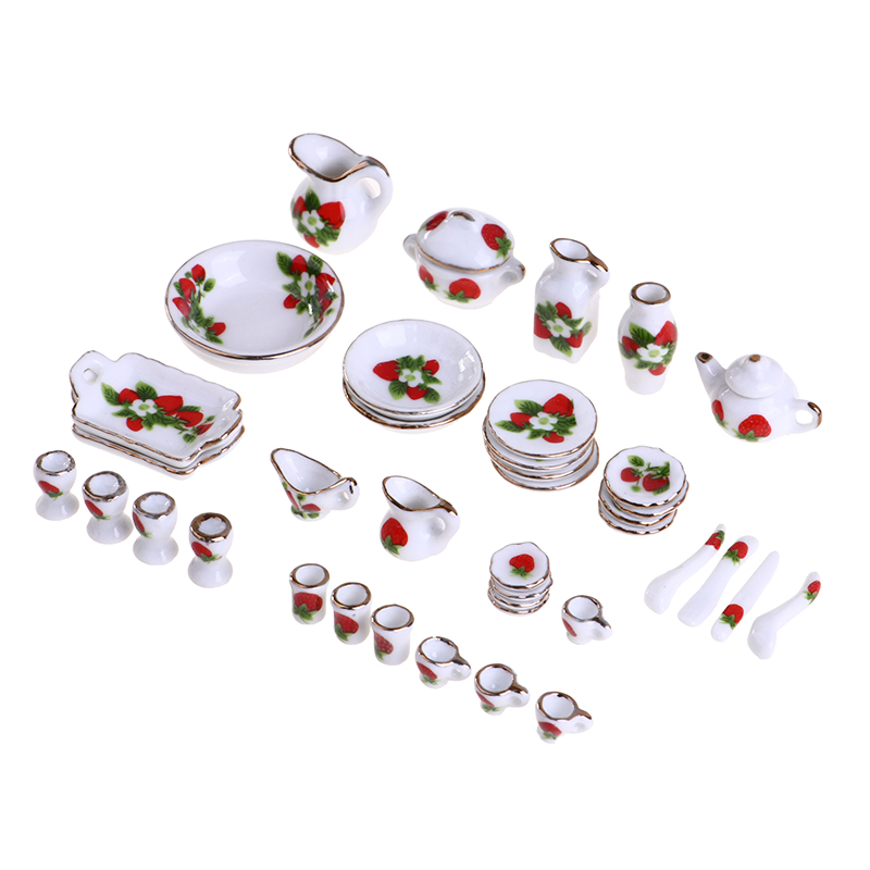 1 Set 1:12 Miniature Doll Hous - Coffee Tea Games reseña y precio