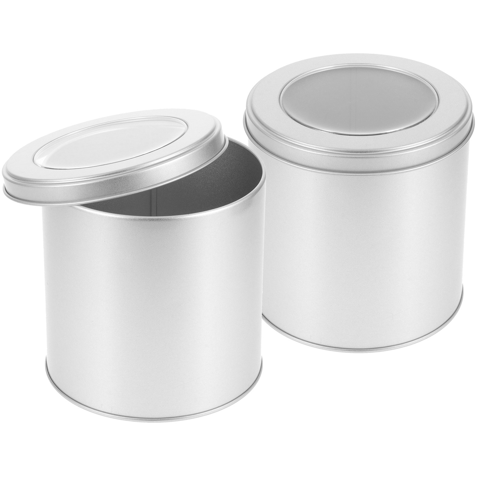 2Pcs Exquisite Tinplate Tea Ca - Coffee Tea Leaf And Bean reseña y precio